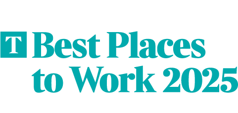 Logo for The Sunday Times Best Places to Work 2025 Medium Organisation award